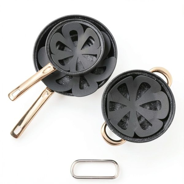 Pan Dividers guduling 8pcs Felt Pot & Pan Protectors 4 Sizes 6‑12in-2