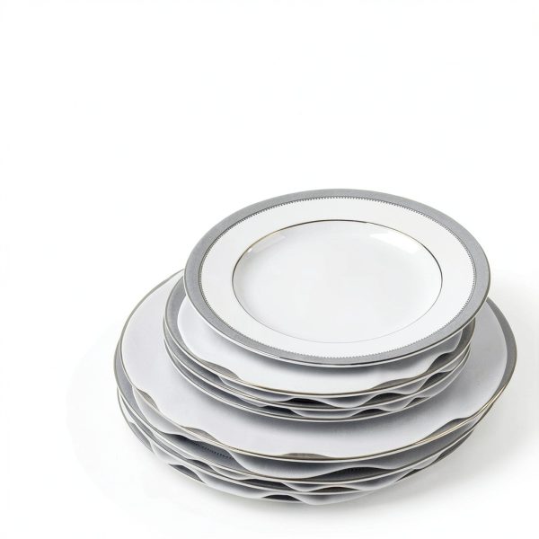 Soft Felt Plate Protectors Dividers 60pcs Aoluguya White 10in 6in-6