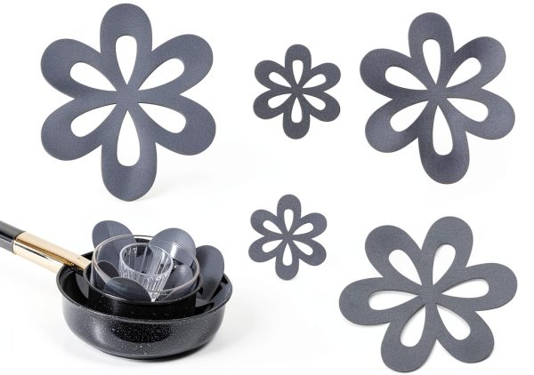 Pan Dividers guduling 8pcs Felt Pot & Pan Protectors 4 Sizes 6‑12in-0