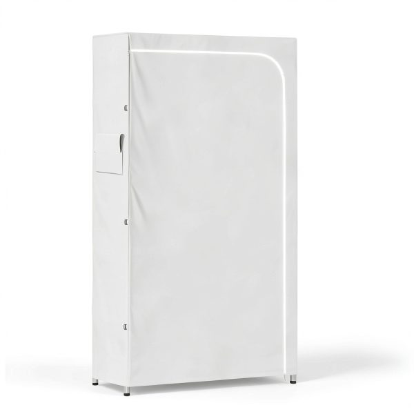 Storage Shelf Covers Alickwang Waterproof Wire Shelving White 48x18x72-7
