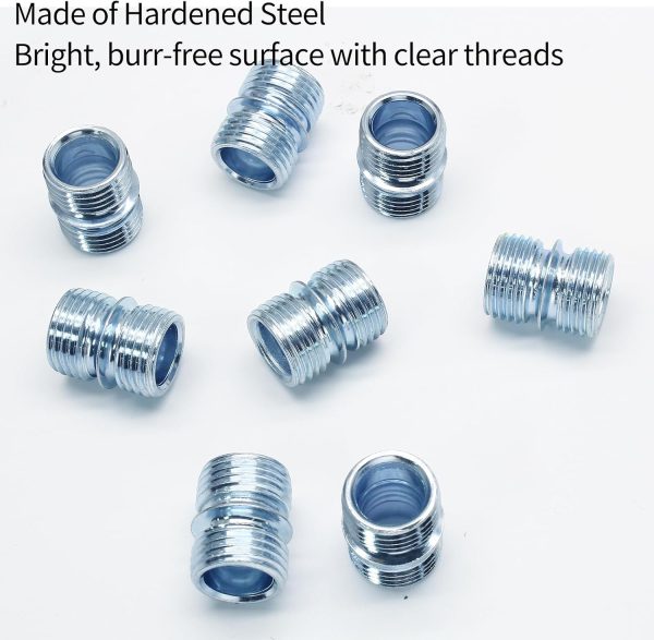 Metal Rack Connector 3/4 Inch 8‑Piece by Coufce Thread Shelf Support-3
