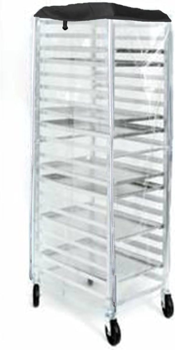 YOUSEEN Pan Bun Rack Cover 23" W x 28" D x 64" H Waterproof PVC-0