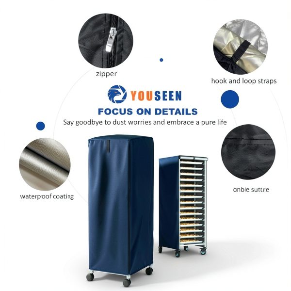 Bun Rack Cover Yousee n 23×28×64in High Density 600D Dust Proof Fabric-2