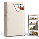 Storage Shelf Covers Alickwang Waterproof Wire Shelving White 48x18x72-0