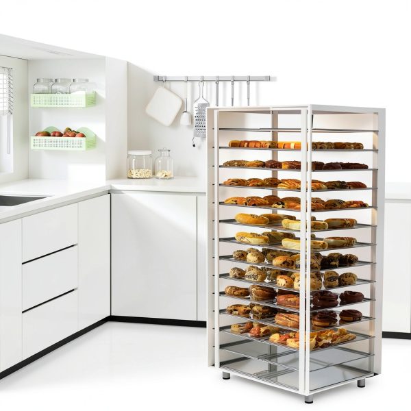 Bakers Rack Cover YTDYQFLZH Clear PEVA 20 Tier Shelf Cover 28L x 23W x-4