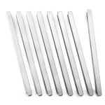 12 Inch Stainless Steel Steam Table Adapter Bars YBEATY 8 Pack Divider-0