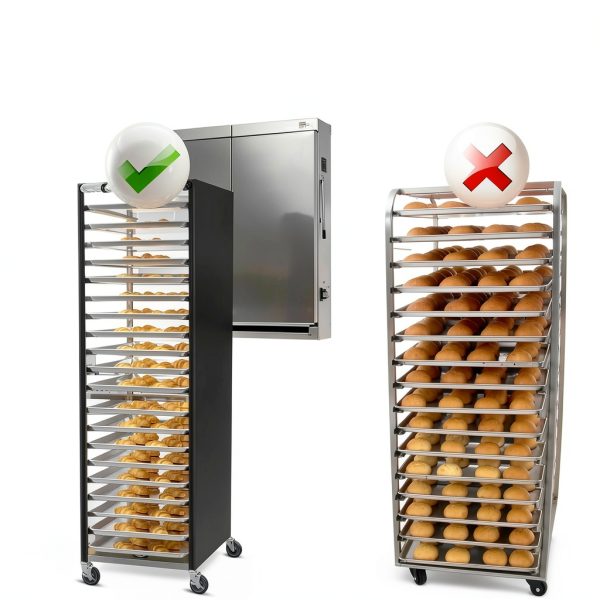 Bun Pan Sheet Rack Cover by Sowokdon – Zipper for 20‑Tier & 10‑Tier-3
