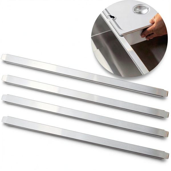 20" Stainless Steel Steam Table Adapter Bar FolksField 21in Pan-3
