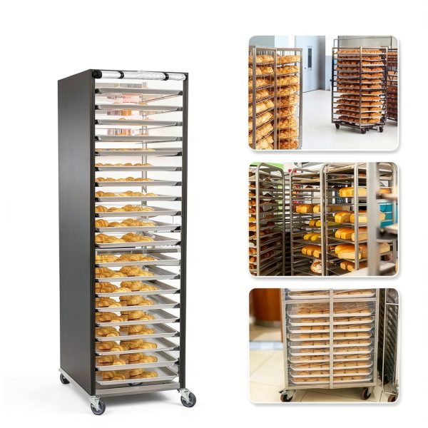 Bun Pan Sheet Rack Cover by Sowokdon – Zipper for 20‑Tier & 10‑Tier-2
