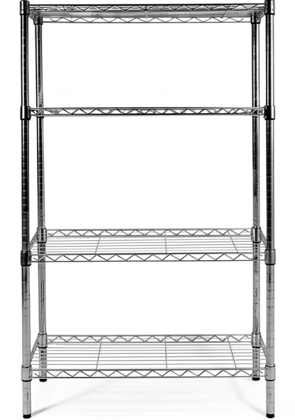 64" NSF Chrome Wire Shelf Post HAPPY STEEL Pole-6